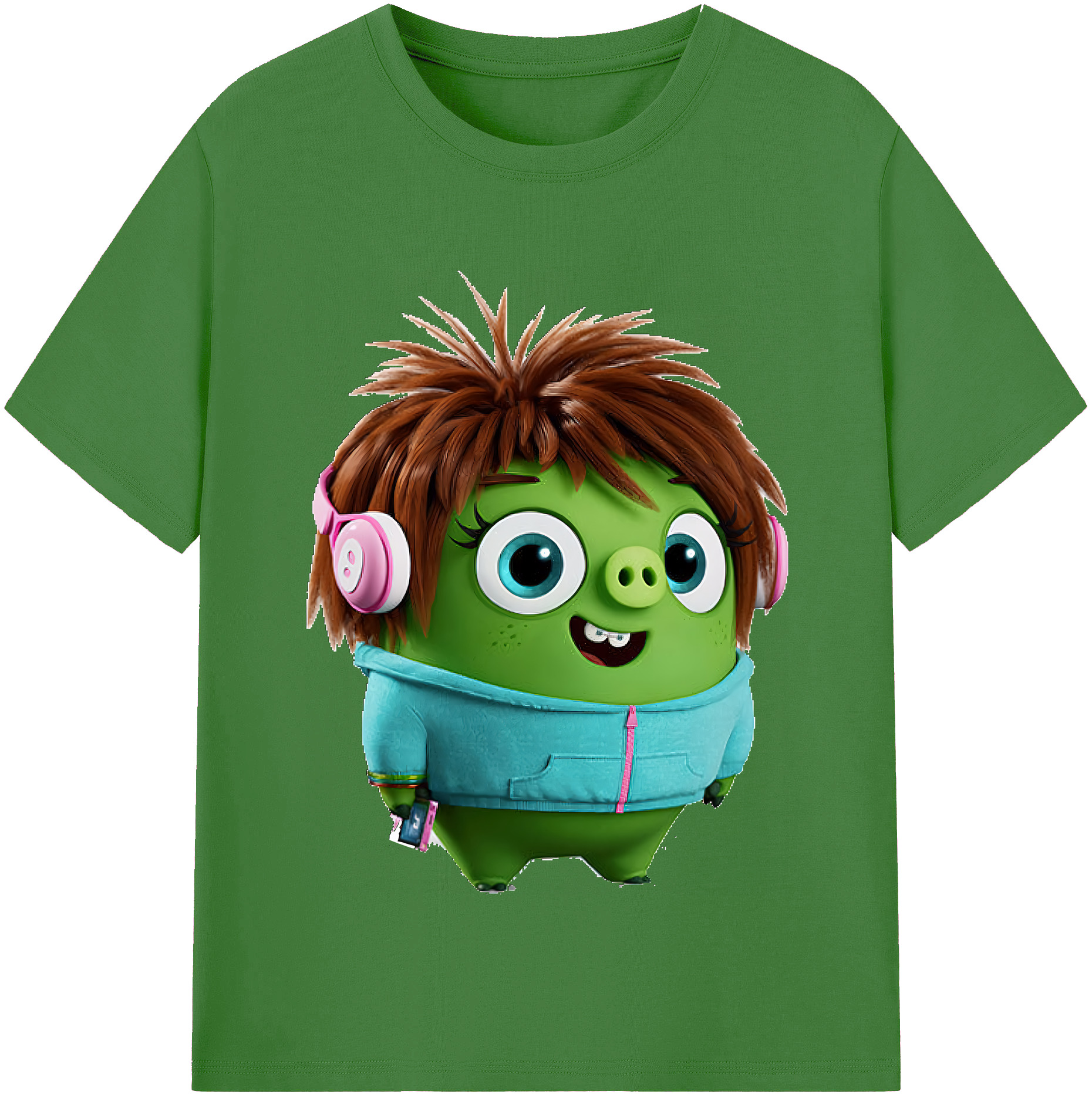 （画像用） Angry Birds アングリーバード レディースカジュアルプリントTシャツ（綿100％）